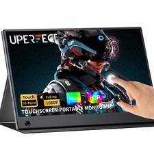 UPERFECT 14 Zoll Touchscreen Tragbarer Monitore 1080P FHD HDMI USB C Bildschirm