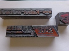 DDR Druckplatte Prägestempel