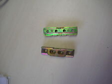 Siegenia Schließplatte Schliessblech 800 0800 2 Stück Alte Ausführung gelb verz.