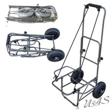 Delta Fishing Trolley Luftbereifung Carp Barrow XL Angelkarre Transportwagen Kva