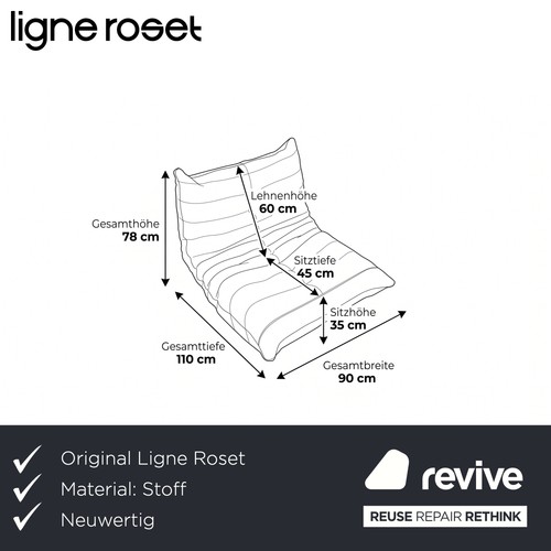 Ligne roset togo sessel stoff - togo,