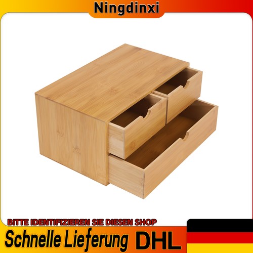Mini-Bambus-Schreibtischbox