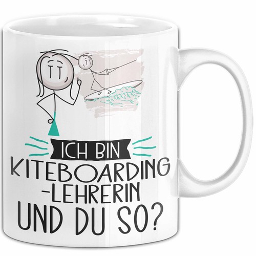 Kiteboarding lehrerin tasse - kiteboarding-lehrerin,