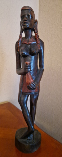 Afrikanische holzfigur - afrikanische,