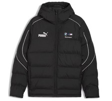 Puma BMW M Motorsport Herren Pufferjacke Schwarz Warm Stehkragen Winterjacke NEU