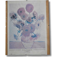 Kunstdruck „Vase mit 14 Sonnenblumen“ nach Vincent van Gogh (ca. 40 × 32 cm)