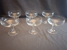 6 Sektschalen Champagner Glas