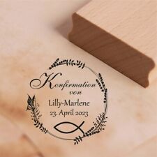 Stempel Konfirmation von - mit