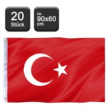 20 x Türkei Türkiye Fahne
