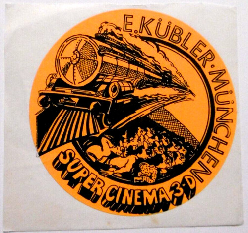 Werbe aufkleber super cinema - werbe-aufkleber,