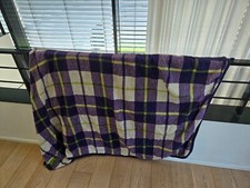 Eskadron Abschwitzdecke Dralon Check Limegreen-Plum XL