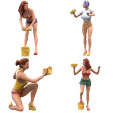 Carwash Girls Frauen Figuren