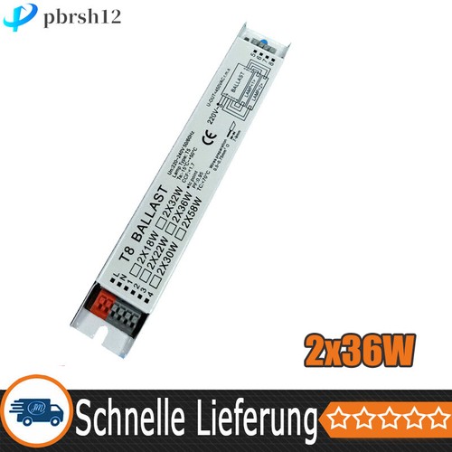 2x36w vorschaltgerät evg - vorschaltgerät,