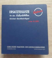 Eicher Geräteträger G280 Ersatzteilliste