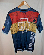 Rammstein + Germany + T-Shirt + Herren + blau rot gold Größe + ca. L 