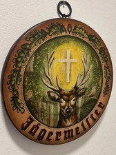 Jägermeister Wandteller Holz