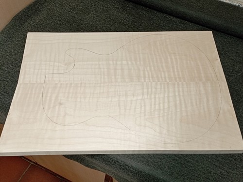 Flamed maple topset - maple,