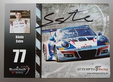 Motorsport Autogrammkarte Kevin Estre, Blancpain GT Series Porsche