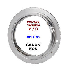 C / Y - EOS Yashica Contax CY Objektiv Lens Adapter an -To Canon EF-Mount Kamera