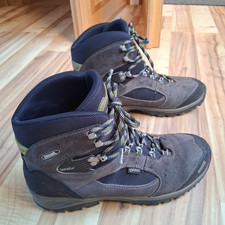 MEINDL Herren- Trekking/ Wanderschuh grau-blau Gr. 46 Goretex m. Echtleder