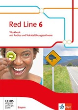 Red Line 6. Ausgabe Bayern. Workbook mit Audios und Vokabelübungssoftware Klasse