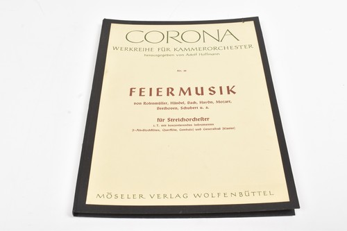 Corona feier musik werkreihe - musik,