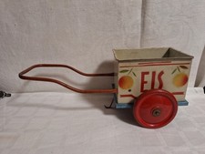 alter Blech  Eiswagen Karre
