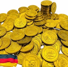 150 Goldmünzen Gold Münzen Schatzsuche Piraten Mitgebsel Deko Kinder Geburtstag