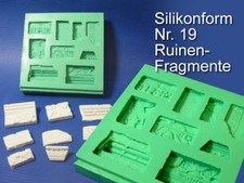 Silikonform, Fragmente, Nr. 19