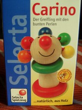 Selecta Babywelt Holzspielzeug Greifling Carino ab Säugling, Spielzeug neu, OVP
