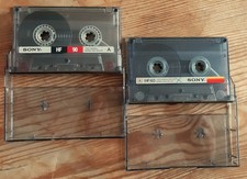 2 Stück Sony Normal Audio-Kassetten ; HF 60 & HF 90