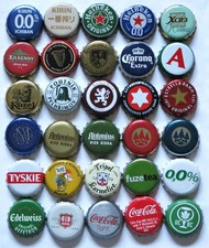 30 Bier Kronkorken bottle cap, Sammlung, Europa, Welt