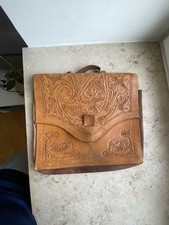 Vintage Echtleder Tasche Braun