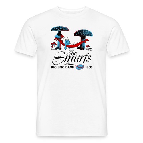 Schlümpfe retro design mit - retro,