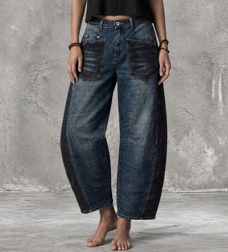 Jeans barrel fit sexy woman - barrel,