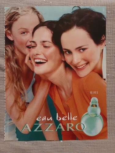 Werbepapier parfum azzaro eau - azzaro,
