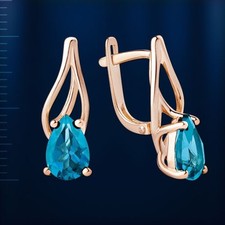 London Blue Topaz Earrings