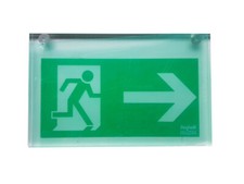 Beghelli Präzisa Fluchtweg Schild Pfeil Rechts Notausgang 25x15,5 cm