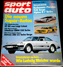 Sport Auto 10/79 Toyota Celica,Datsun 280 ZX Turbo Targa,Renault 5 Alpine,Mazda