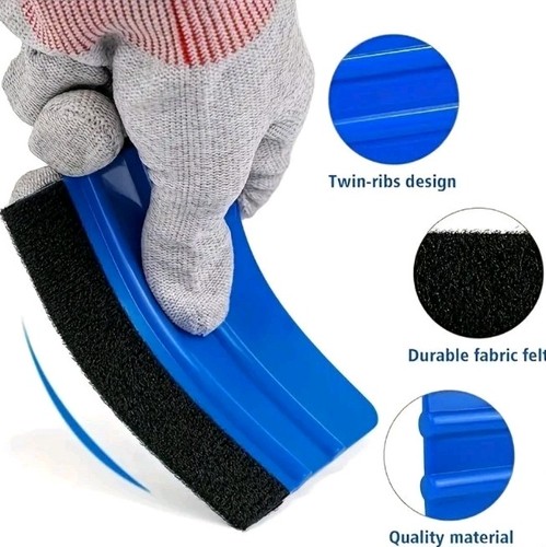 Filzrakel blau wandtattoo - filzrakel,