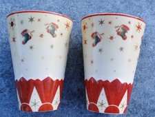 2 Vasen/Übertopf 13cm hoch