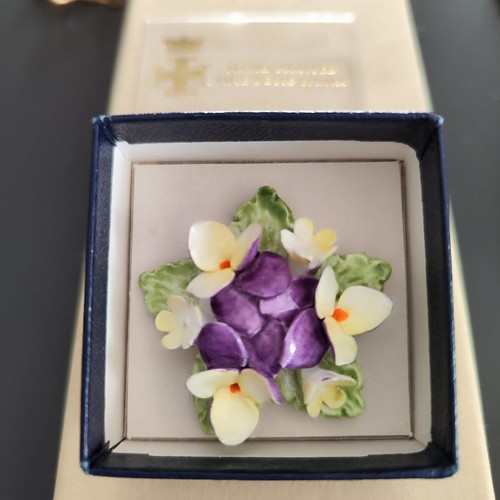 Brosche veilchen - brosche,