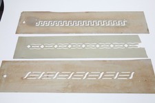 3x alte Wandschablone