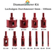 Diamant-Lochsäge 6mm-100mm