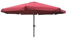 XXLSonnenschirm Kurbelschirm Ø 4m mit Kurbel Gartenschirm in Burgundrot