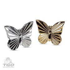 Formano 2er- Set Schmetterling in gold silber 14x11cm aus Steingut-700896