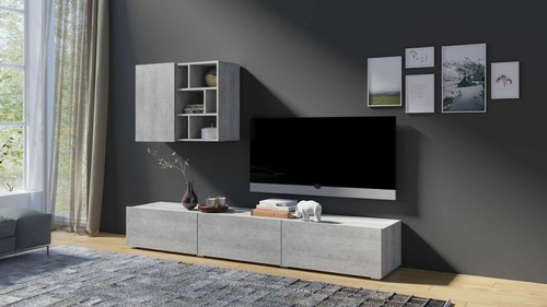 Wohnwand anbauwand wohnzimmer - wohnwand,