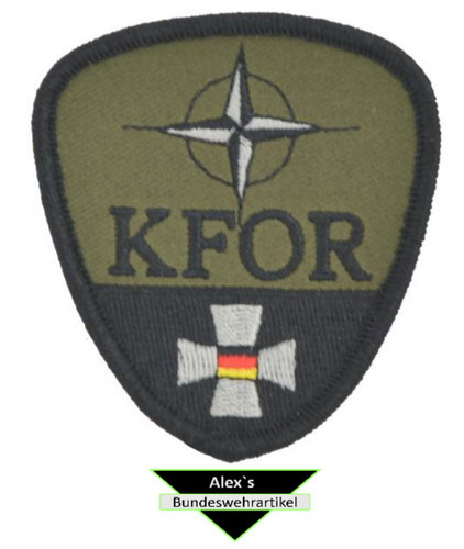 Abzeichen aufnäher kfor nato - aufnäher,