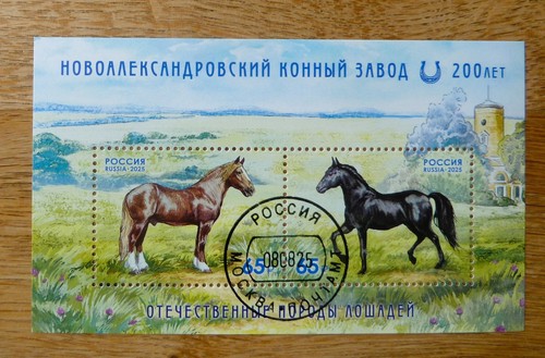 Russland 2025 block marka - ,