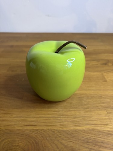 Deko apfel keramik - keramik, grüner